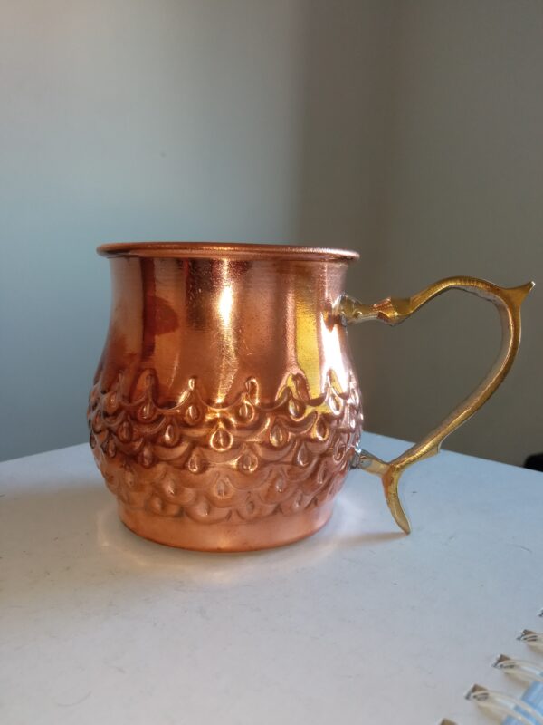 Handcrafted Moroccan Copper Mug – A Beautiful and Elegant Touch for Your Home /1