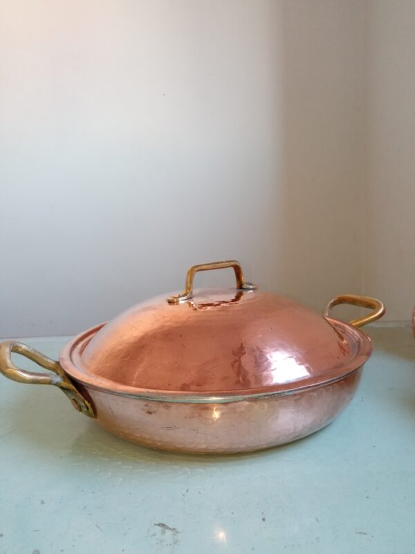 Authentic Handcrafted Moroccan Copper Pan – Unleash the Art of Cooking - Image 4