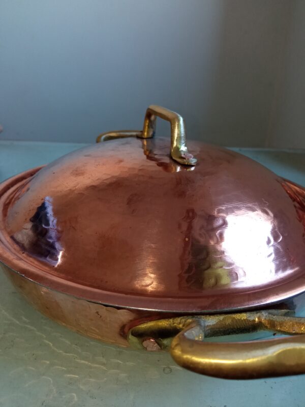 Authentic Handcrafted Moroccan Copper Pan – Unleash the Art of Cooking - Image 3