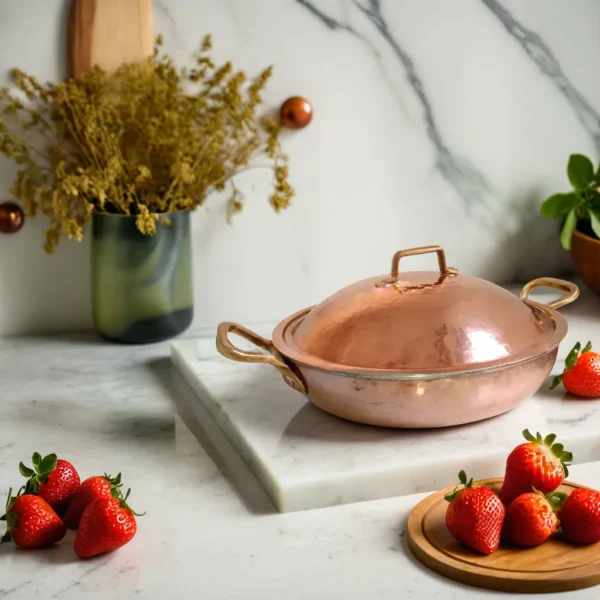 Authentic Handcrafted Moroccan Copper Pan – Unleash the Art of Cooking