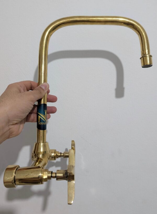 Antique Dual Copper Faucet – Perfect Control & Elegant Functionality - Image 3